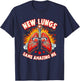 New Lungs Same Amazing Me Lung Nerd Pulmonologist Biology T-Shirt - T-Shirt | Navy