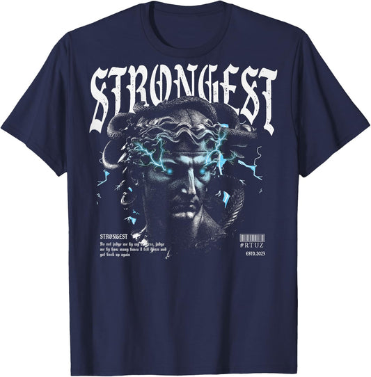 Modern hip hop vintage graffiti urban back print streetwear , Small T-Shirt - T-Shirt | Navy