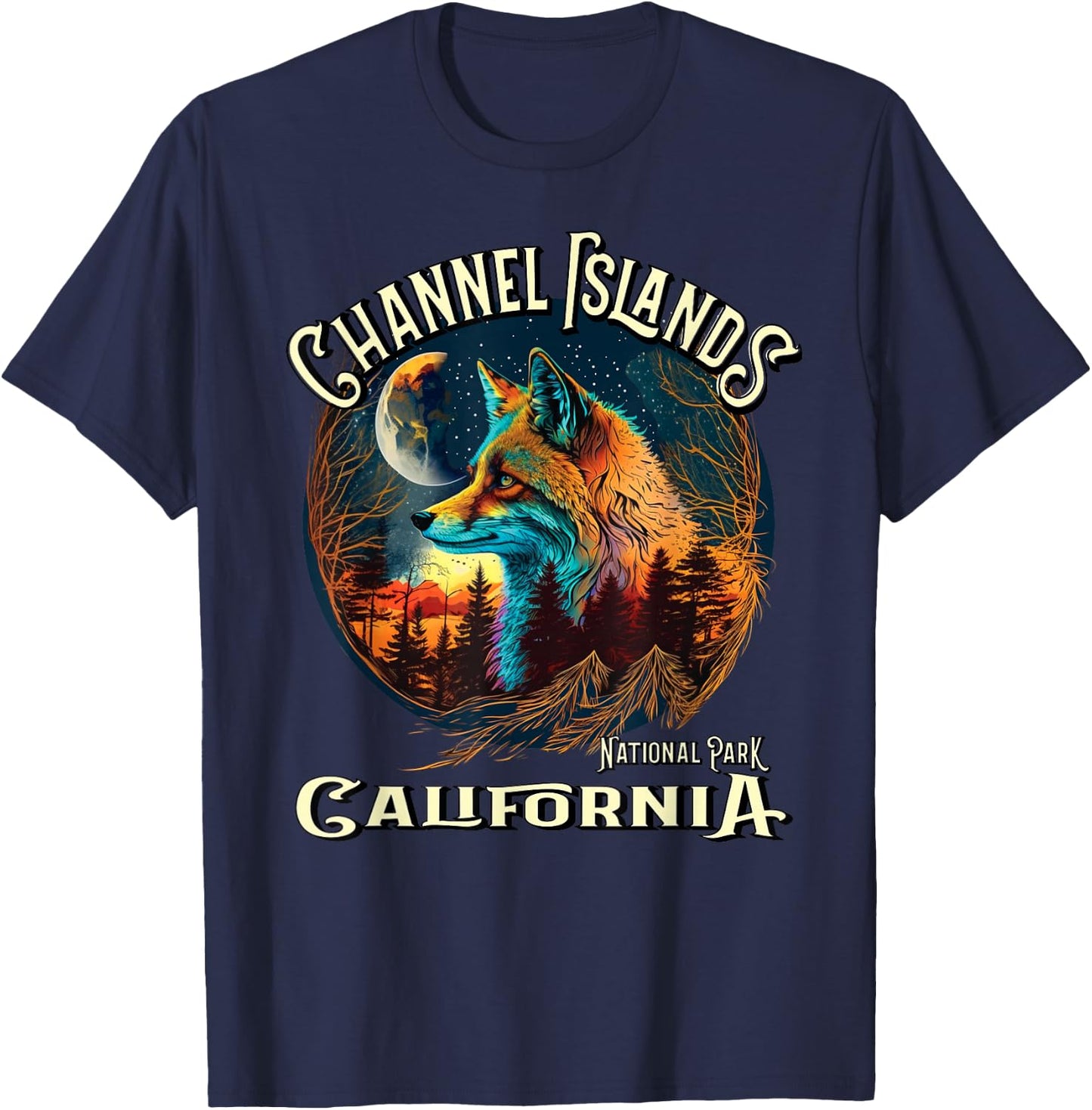 Channel Islands National Park California Island Fox Keepsake T-Shirt - T-Shirt | Navy