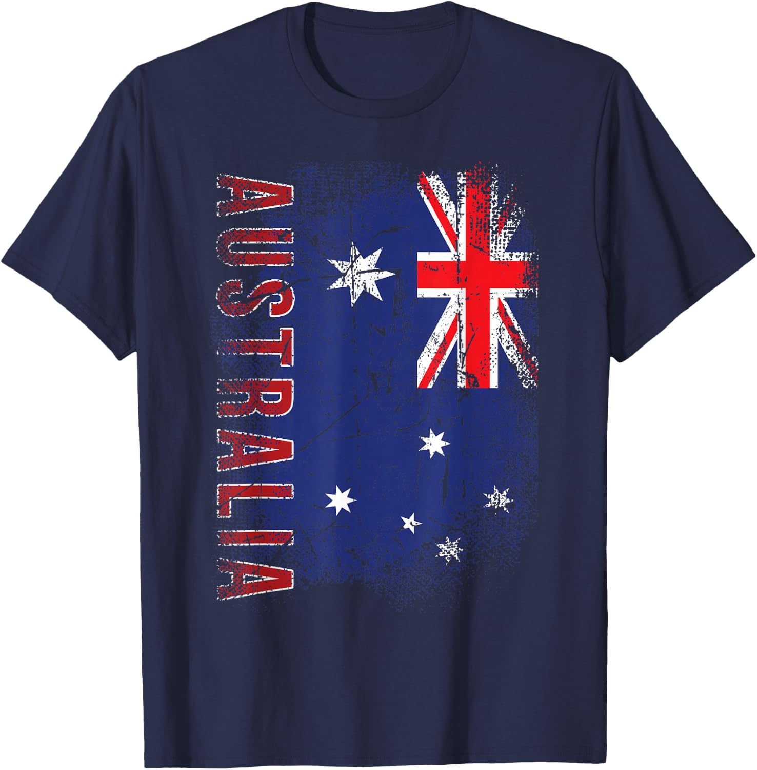 Flag Of Australia Day Australian Love Australia T-Shirt - T-Shirt | Navy