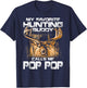 My Favorite Hunting Buddy Calls Me Pop Pop T-Shirt - T-Shirt | Navy