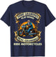 Some Grandpas Play Bingo Real Grandpas Ride Motorcycles Gift T-Shirt - T-Shirt | Navy
