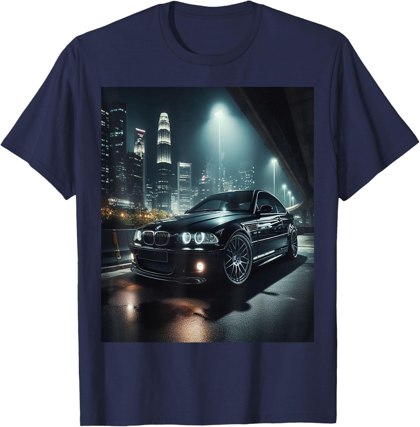 E46 night city T-Shirt - T-Shirt | Navy
