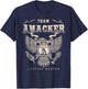 Team Amacker Lifetime Member - Amacker Name T-Shirt - T-Shirt | Navy