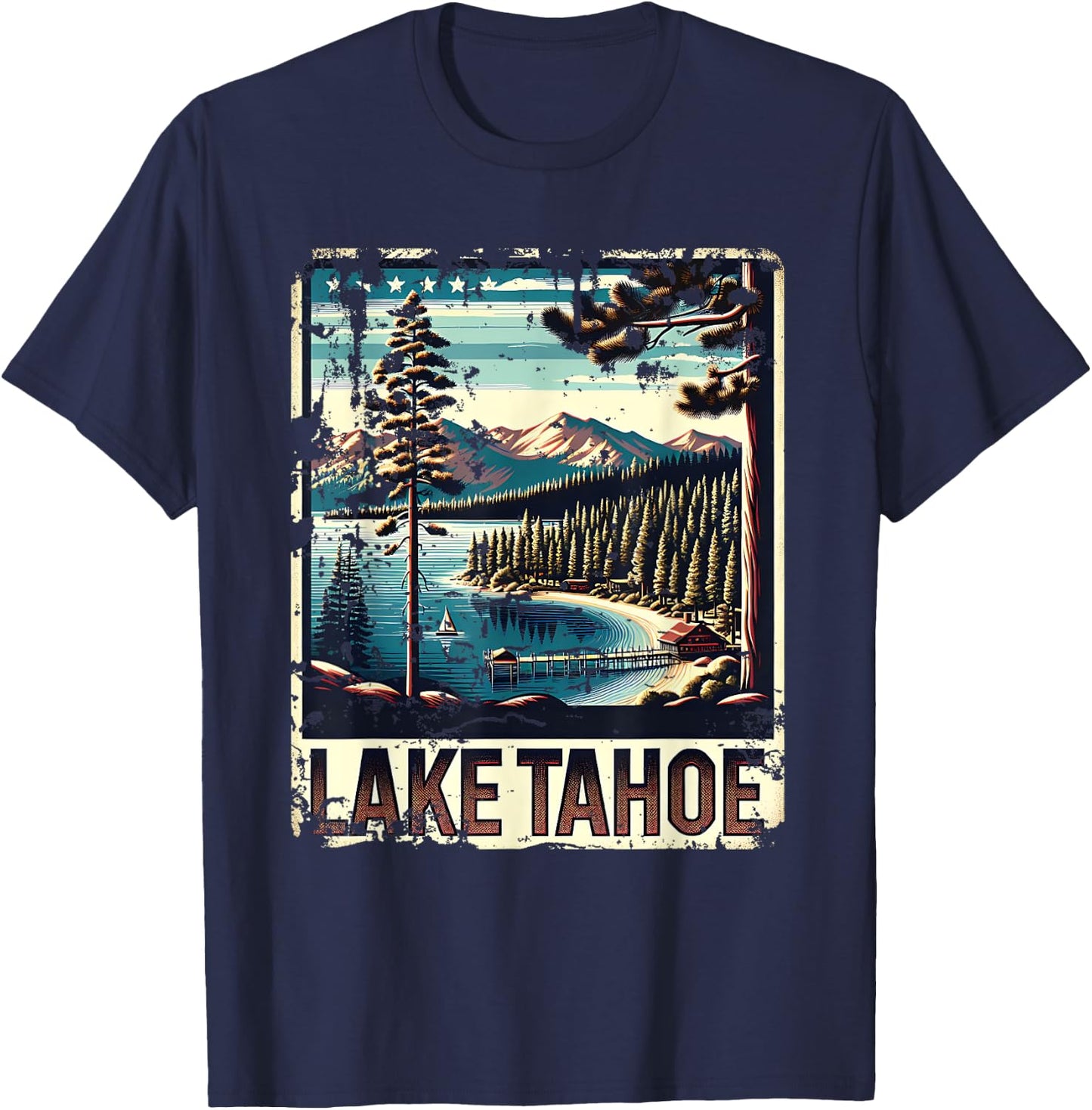 Lake Tahoe T-Shirt - T-Shirt | Navy