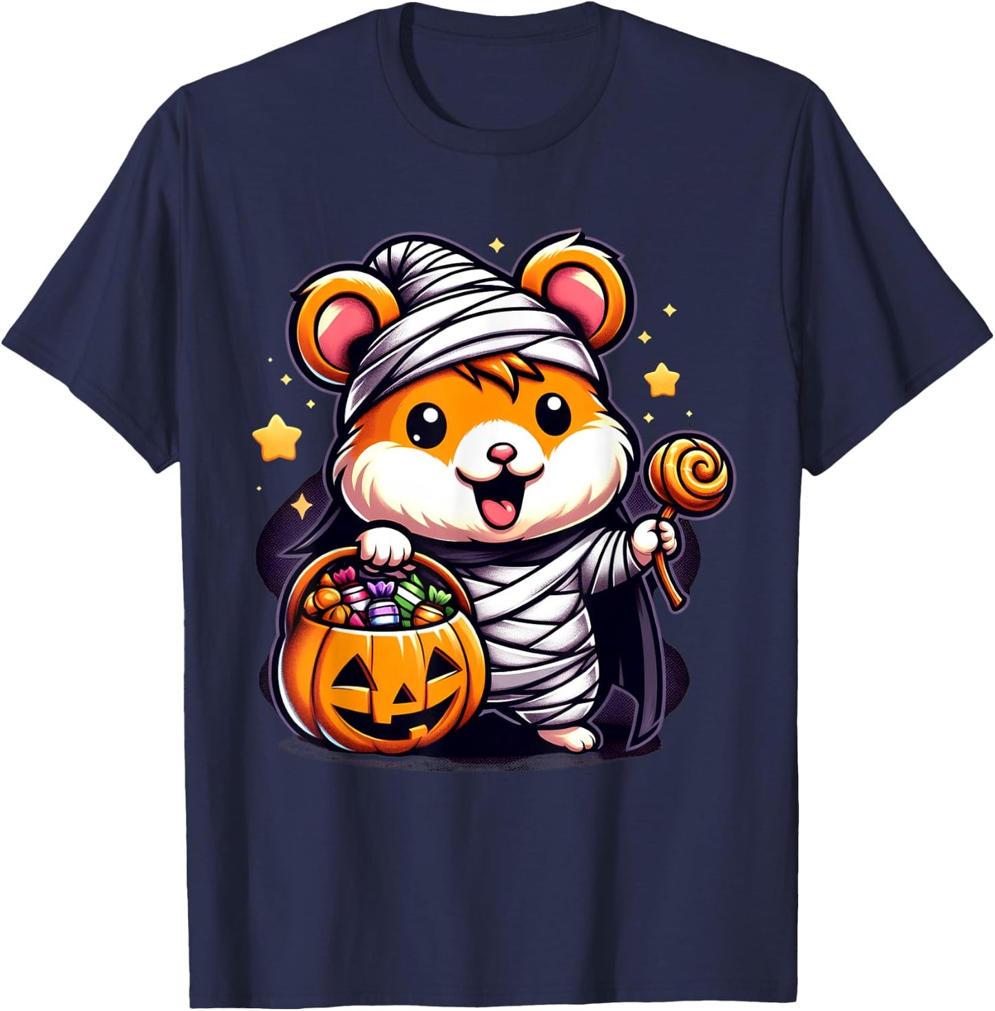 Cute Hamster Halloween Costume Toddler Kids Boys & Girls T-Shirt - T-Shirt | Navy