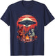 Alien And Bigfoot Campfire Sasquatch UFO For Outdoor Lovers T-Shirt - T-Shirt | Navy