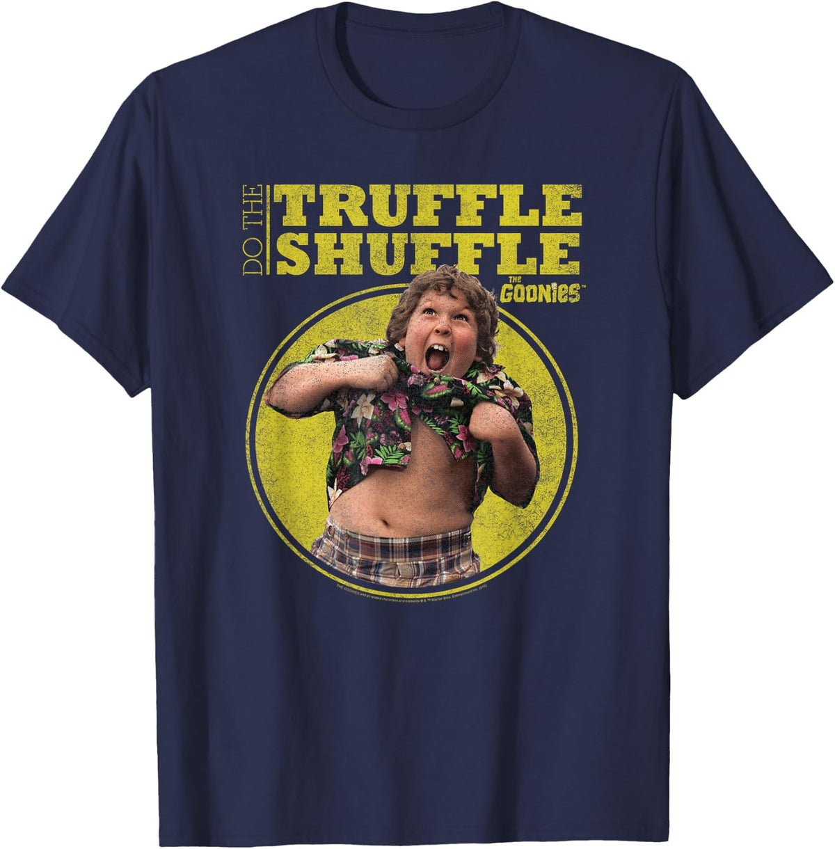 The Goonies Chunk Truffle Shuffle T-Shirt - T-Shirt | Navy