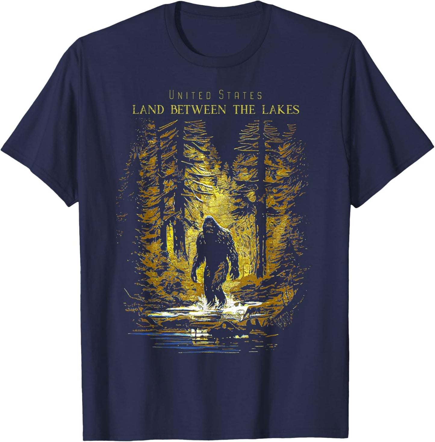 Land Between the Lakes United States T-Shirt - T-Shirt | Navy