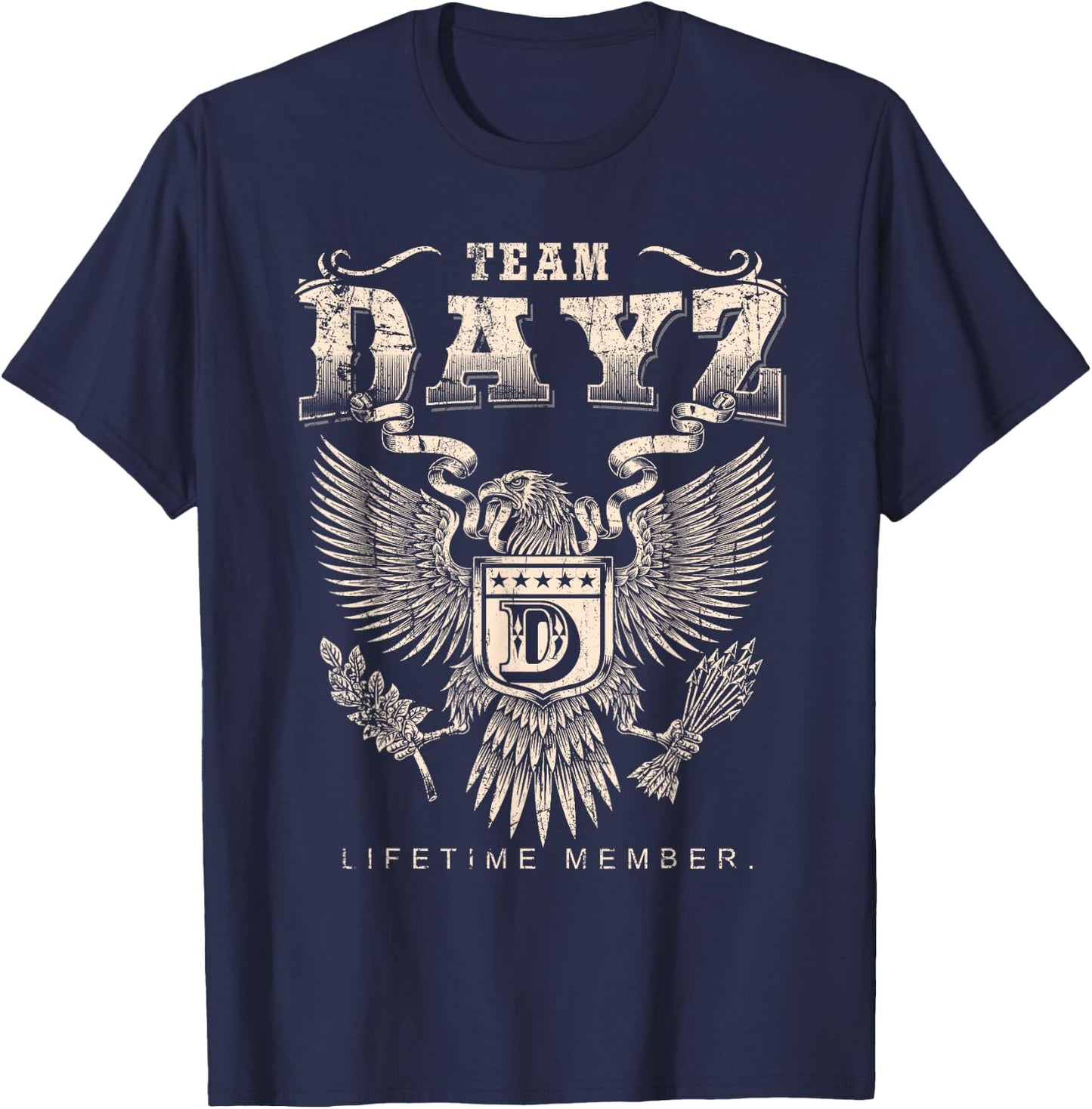 Team Dayz Lifetime Member - Dayz Name T-Shirt - T-Shirt | Navy