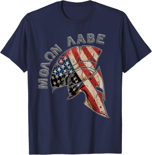 Spartan Patriotic Molon Labe USA American Spartan Greek