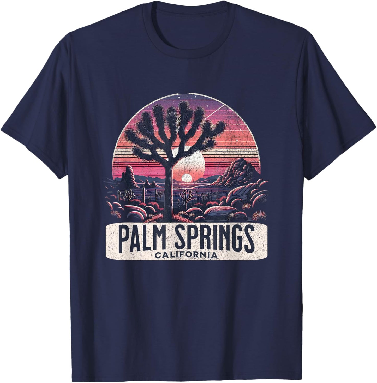 Palm Springs T-Shirt - T-Shirt | Navy