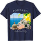 Positano Italy European Vacation Lemons Women Souvenir T-Shirt - T-Shirt | Navy