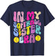 In My Softball Sister Era Softball Lover Fan Support Sibling T-Shirt - T-Shirt | Navy