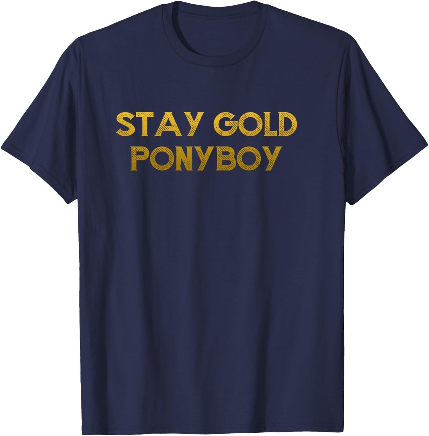 Stay Gold Ponyboy T-Shirt - T-Shirt | Navy