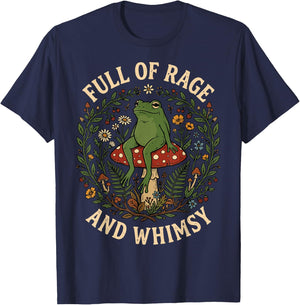 Full of Rage and Whimsy T-Shirt - T-Shirt | Navy