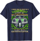 I Asked God To Make Me A Better Man My Grandson I Asked God T-Shirt - T-Shirt | Navy