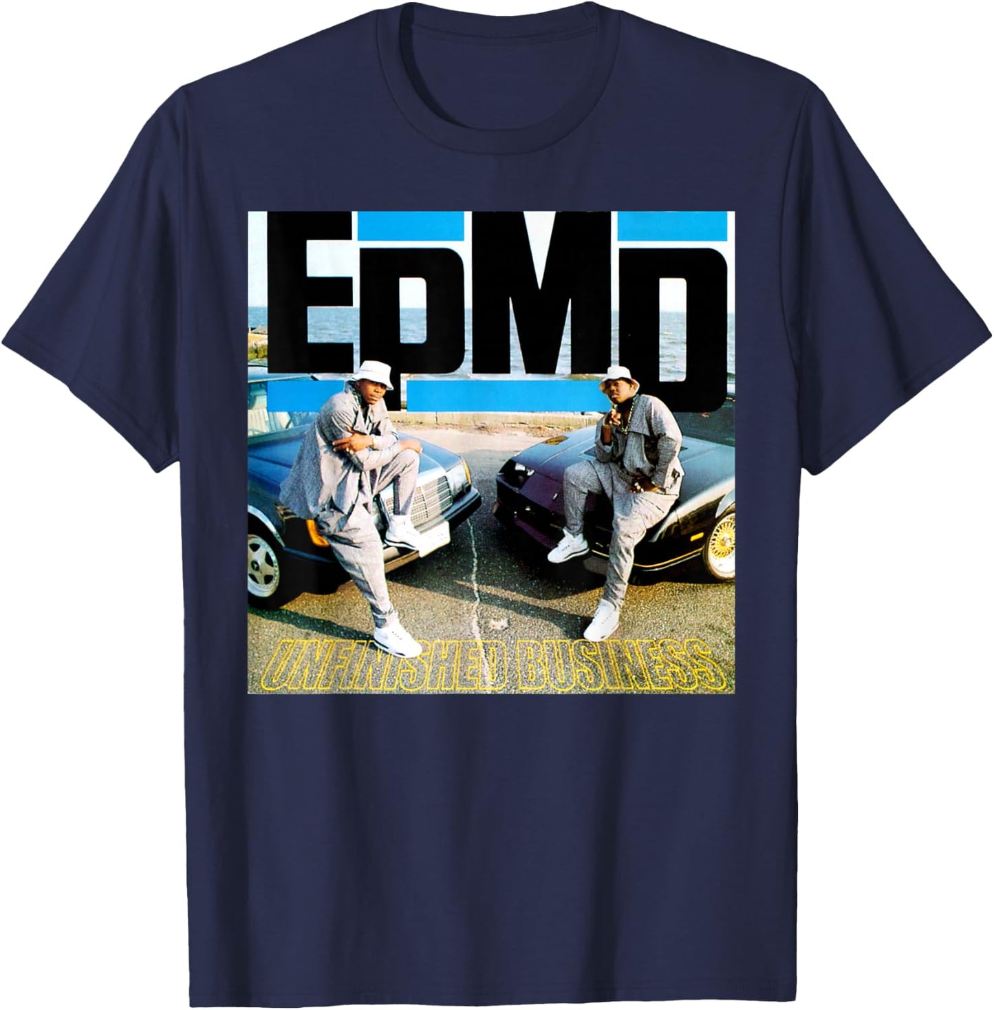 EPMD - Unfinished Business T-Shirt - T-Shirt | Navy