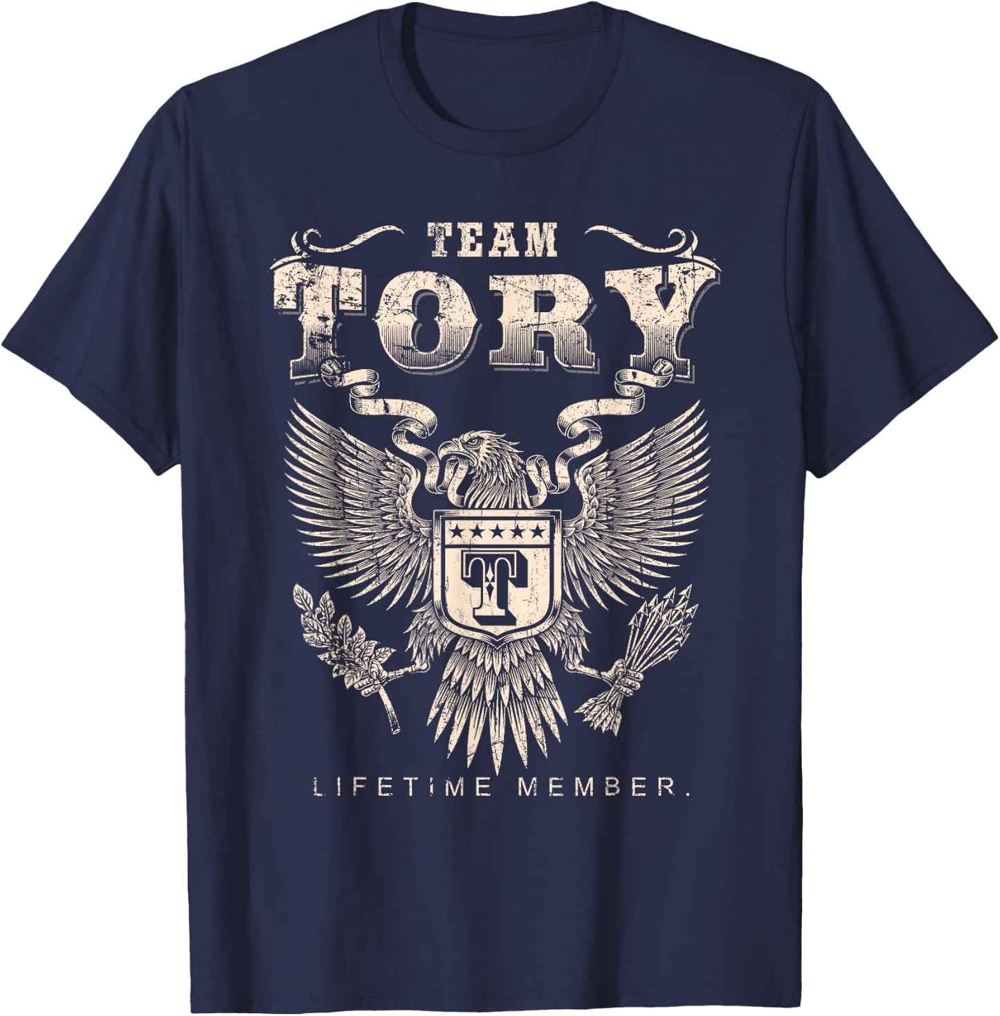 Team Tory Lifetime Member - Tory Name T-Shirt - T-Shirt | Navy