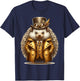 Steampunk Hedgehog Victorian Steampunk Animal T-Shirt - T-Shirt | Navy