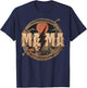 Mama western lightning bolt Mother's Day T-Shirt - T-Shirt | Navy