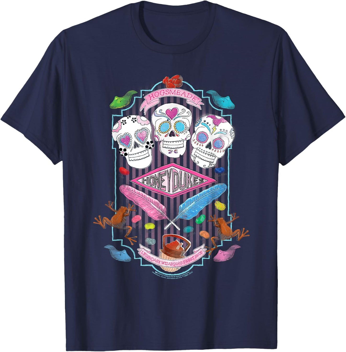 Harry Potter Honeydukes Legendary Sweet Shop T-Shirt - T-Shirt | Navy
