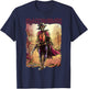 Iron Maiden - Piece of Mind Graphic Novel Stranger Navy T-Shirt - T-Shirt | Navy