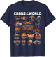 Crab Shirt Crabs of The World Types of Crabs Funny Crabbing T-Shirt - T-Shirt | Navy
