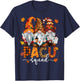 PACU Squad Gnome Nurse Leopard Thanksgiving Stethoscope T-Shirt - T-Shirt | Navy