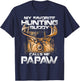 My Favorite Hunting Buddy Calls Me Papaw T-Shirt - T-Shirt | Navy