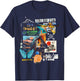 Butterfly | Frontprint | Animal Art Graphic Artwork Butterfl T-Shirt - T-Shirt | Navy