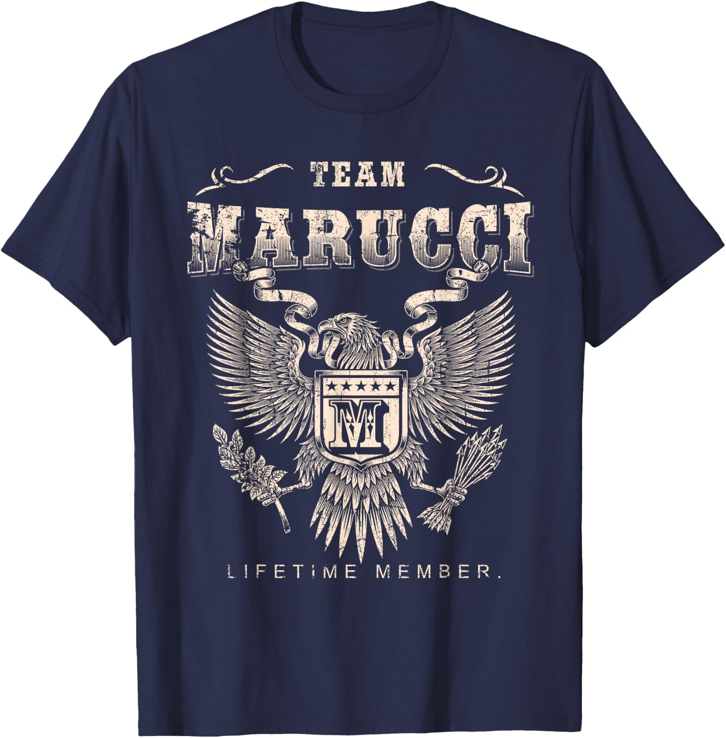 Team Marucci Lifetime Member - Marucci Name T-Shirt - T-Shirt | Navy
