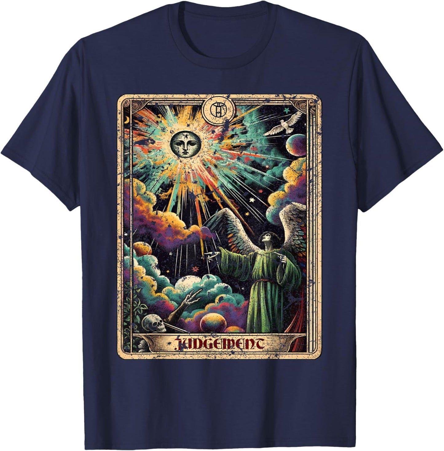 Judgement Tarot Card T-Shirt - T-Shirt | Navy