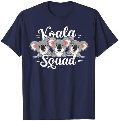Koala Squad Design for Koala Lover Stuff | Cool Koala Bear T-Shirt - T-Shirt | Navy