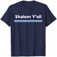 Shalom Y'all Retro Vintage T-Shirt - T-Shirt | Navy