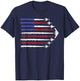USA Fighter Jets 4th of July Men Women Kids Funny Patriotic T-Shirt - T-Shirt | Navy