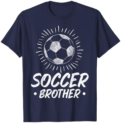Soccer Brother Soccer Fans Brother Soccer Family Brother T-Shirt - T-Shirt | Navy