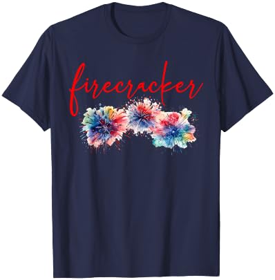 Firecracker 4th of July Women T-Shirt - T-Shirt | Navy