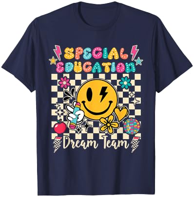 Ese Dream Team Exceptional Education Sped Ed Special Teacher T-Shirt - T-Shirt | Navy