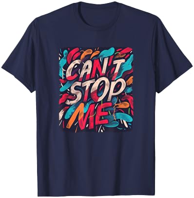 Multicolor can't stop me Costume for Adults and Kids T-Shirt - T-Shirt | Navy