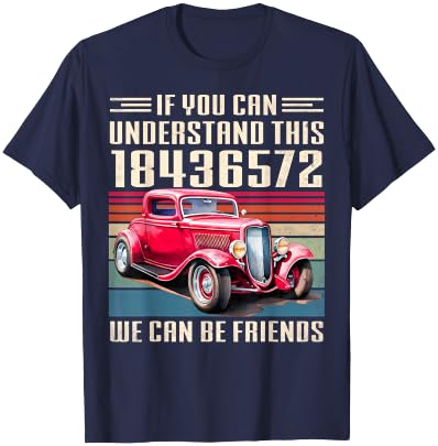 It's A 18436572 Thing Funny V8 Engine Classic Hot rod Car T-Shirt - T-Shirt | Navy