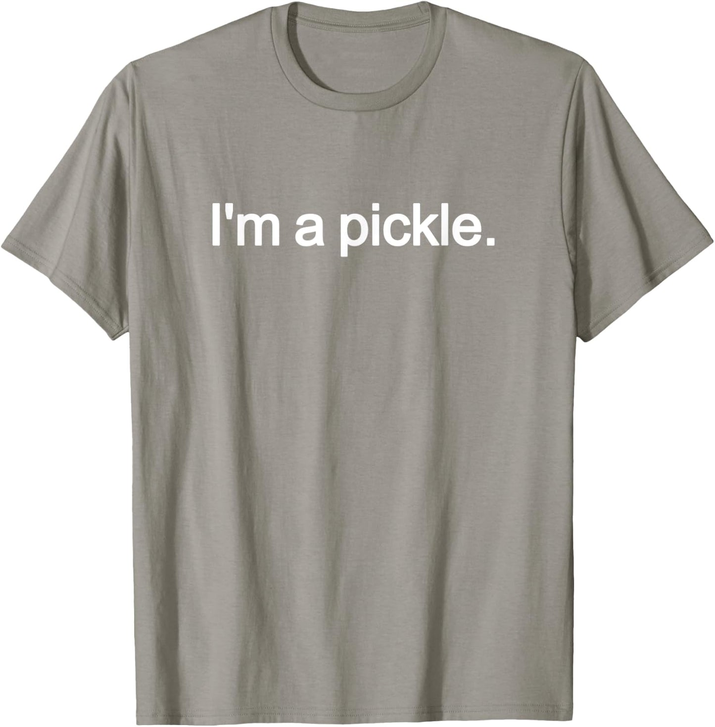 I'm A Pickle Costume Lazy Halloween Costume T-Shirt - T-Shirt | Sand