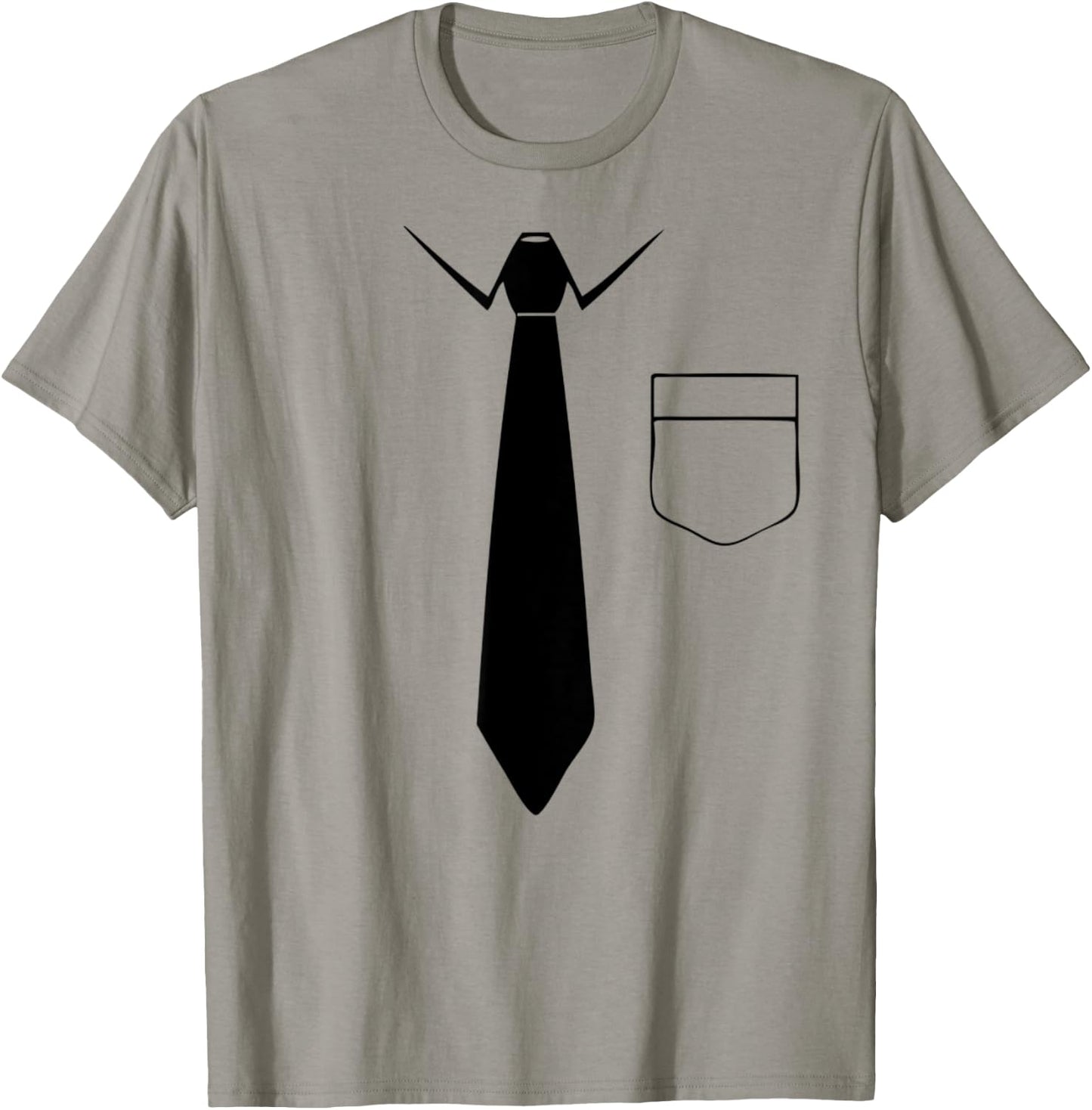 Novelty Collar and Tie , Dress code? No problem. Funny T-Shirt - T-Shirt | Sand
