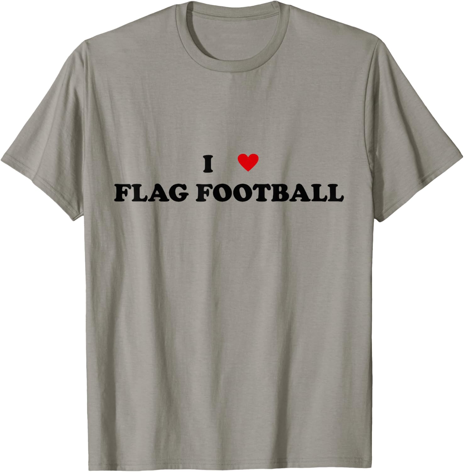 I Heart Flag football player - I Love Flag Football T-Shirt - T-Shirt | Sand