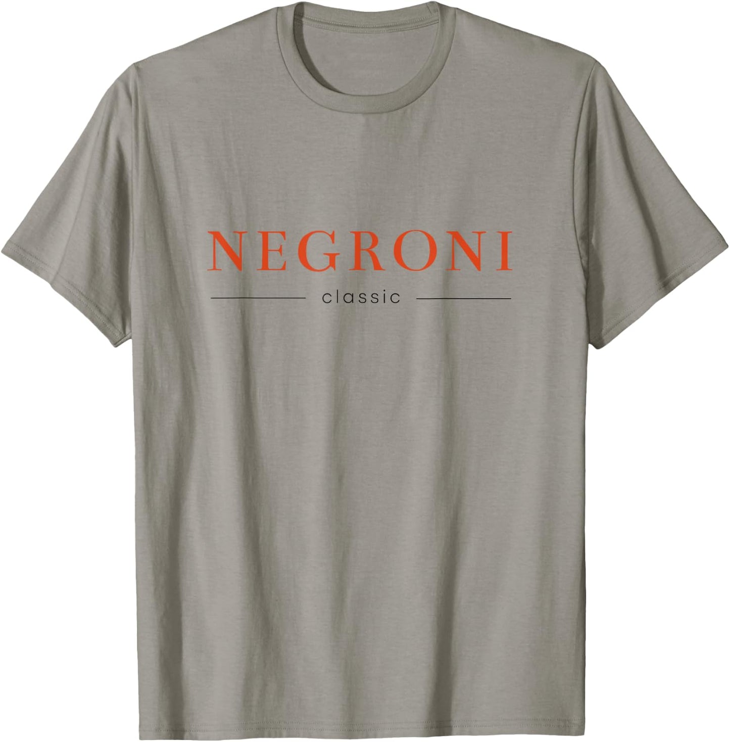 Negroni Classic | Gin Vermouth Cocktail Drink Club & Team T-Shirt - T-Shirt | Sand