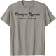 Champs Shopping Street élysées Paris France French T-Shirt - T-Shirt | Sand