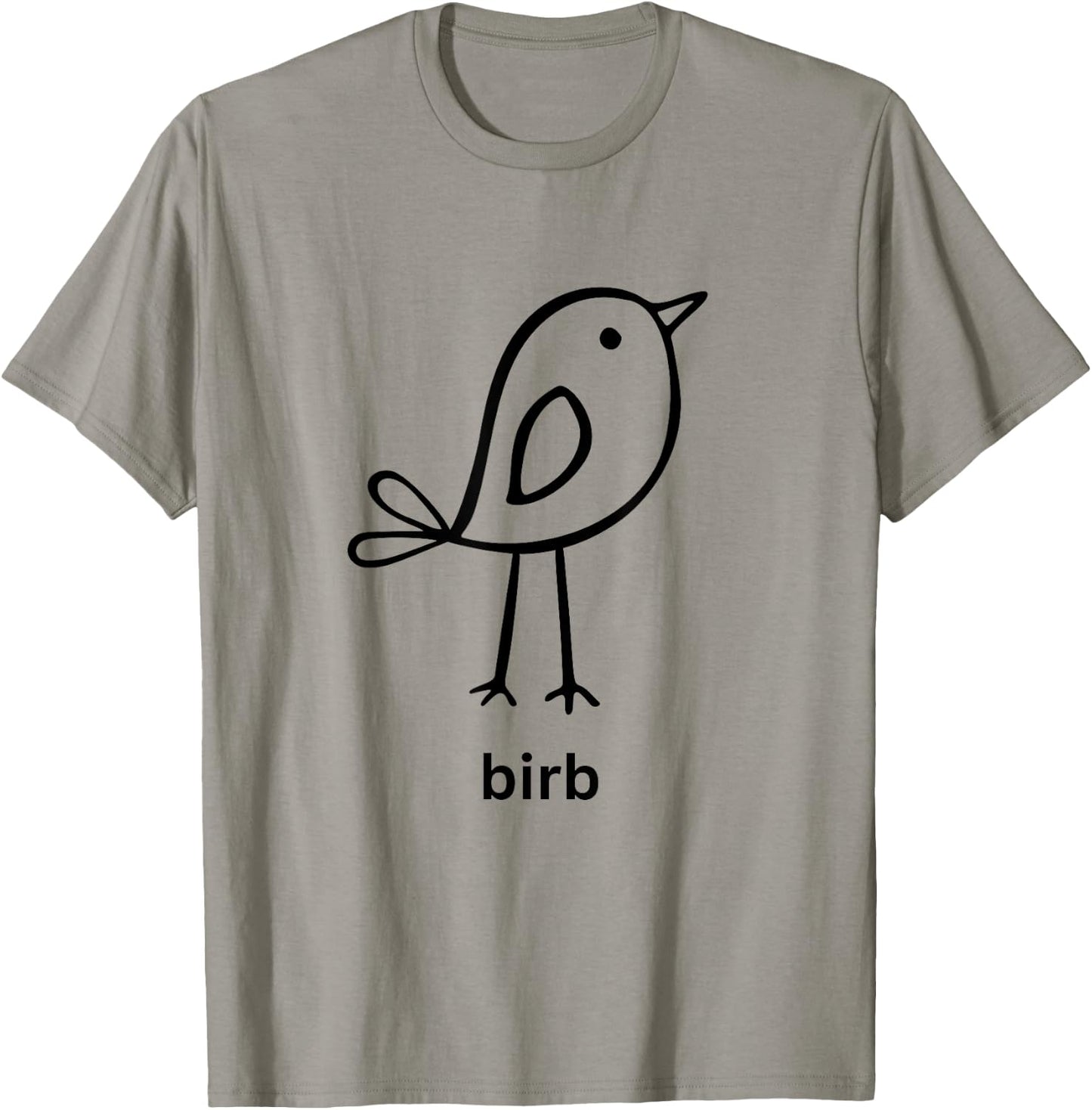 Funny Birb Shirt Cute Doggo Lingo Birb Meme Bird T-Shirt - T-Shirt | Sand