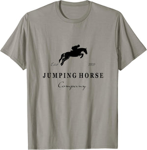 Horse Rider Show Jumping Equestrian Sport T-Shirt - T-Shirt | Sand