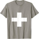 Retro Switzerland 2021 Flag Love Soccer Swiss Football Fans T-Shirt - T-Shirt | Sand