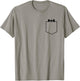 MInimalist Cat In Pocket, Funny Cat In Pocket, Cat T-Shirt - T-Shirt | Sand